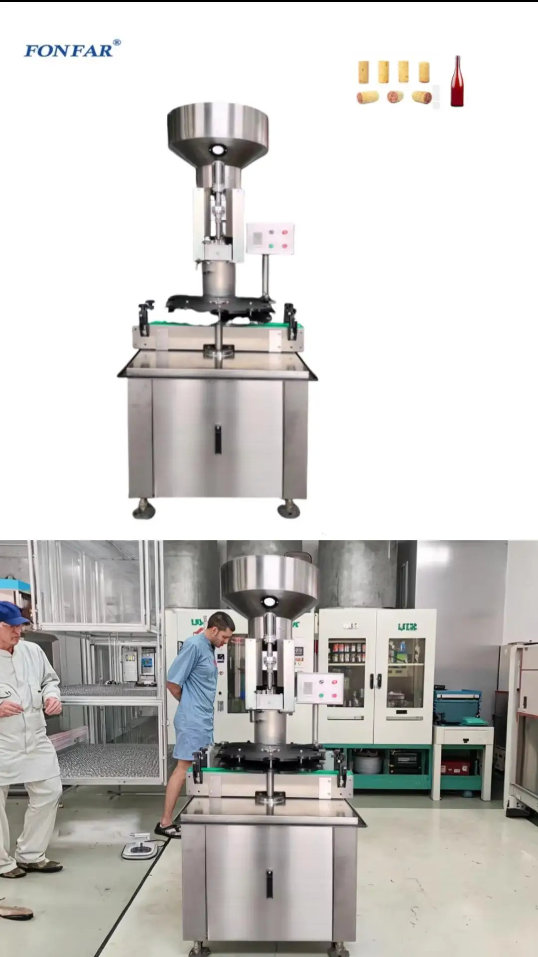 Fully Automatic Red Wine/wine Glass Bottle Corking Machine/corking Press/corking Machine