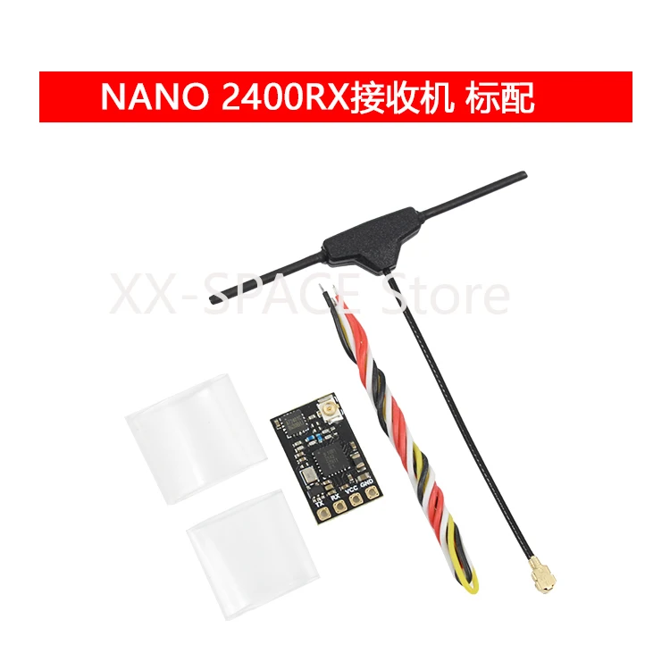 

ELRS MINI 2.4GHz RX SX1280 EXPRESSLRS Nano Long Range ELRS Receiver V3.0 For RC FPV Long Range Racing Drone Quadcopter Airplane