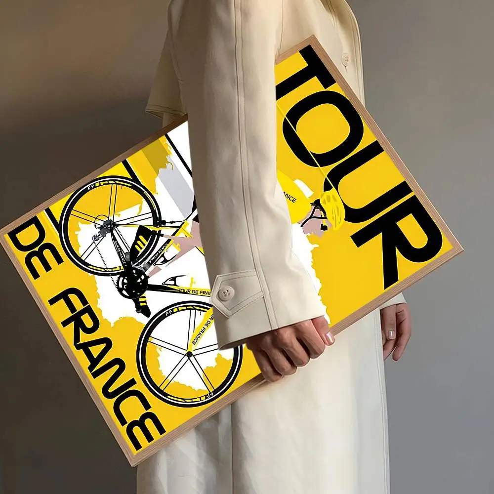 جولة F-فرنسا DIY ملصق لاصق ورق أبيض يطبع الملصقات الفنية الشمال ديكور المنزل