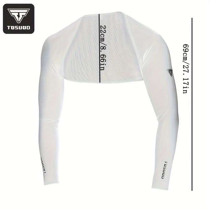 TOSUOD Ice Silk Sun Protection Arm Cover Summer Unisex Cool Sleeves Arm Sleeves Cycling Running Climbing Accessories image 5