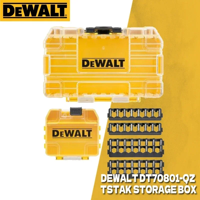 Imagem -03 - Armazenamento Resistente Dewalt Chave de Fenda Bit Peças Caixa de Armazenamento Dt70800 Dt70801 Dt70803 Dwan2190 N542474 Dt70839 Dt70716 Case de
