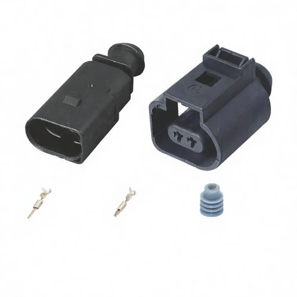 Automotive Sensor Connector For Volkswagen Intake Temperature System 2 Pin Housing Terminal Wire Repair Electrical Adapter