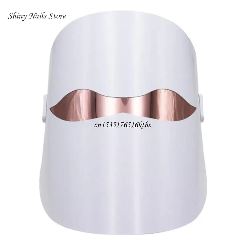 Led Face Mask Light Therapy 3 Color Photon Blue Red Orange Lights Rechargeable Maintenance Skin Rejuvenation Dropship