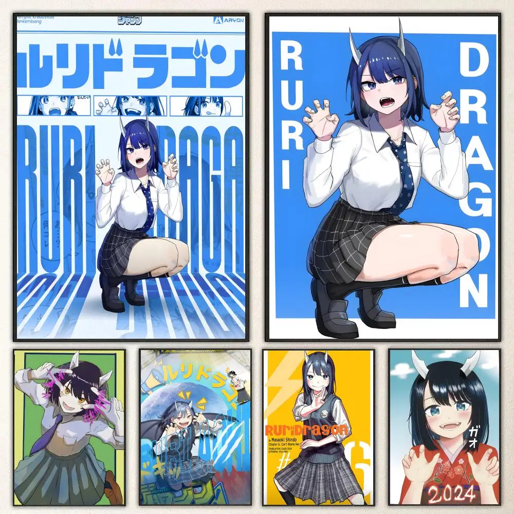 Póster de N-Nazo no Kanojo X, pegatinas de póster de alta definición, adecuadas para dormitorio, sala de estar, decoración del hogar