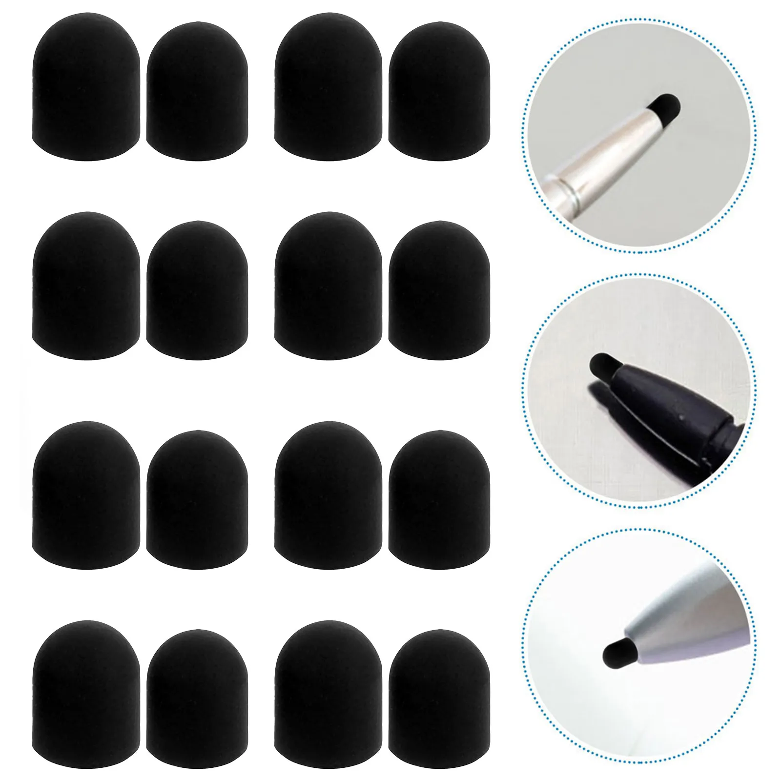 40 Pcs Capacitive Touch Stylus Tip Disc Tips Replacement Parts for Pen High Sensitivity