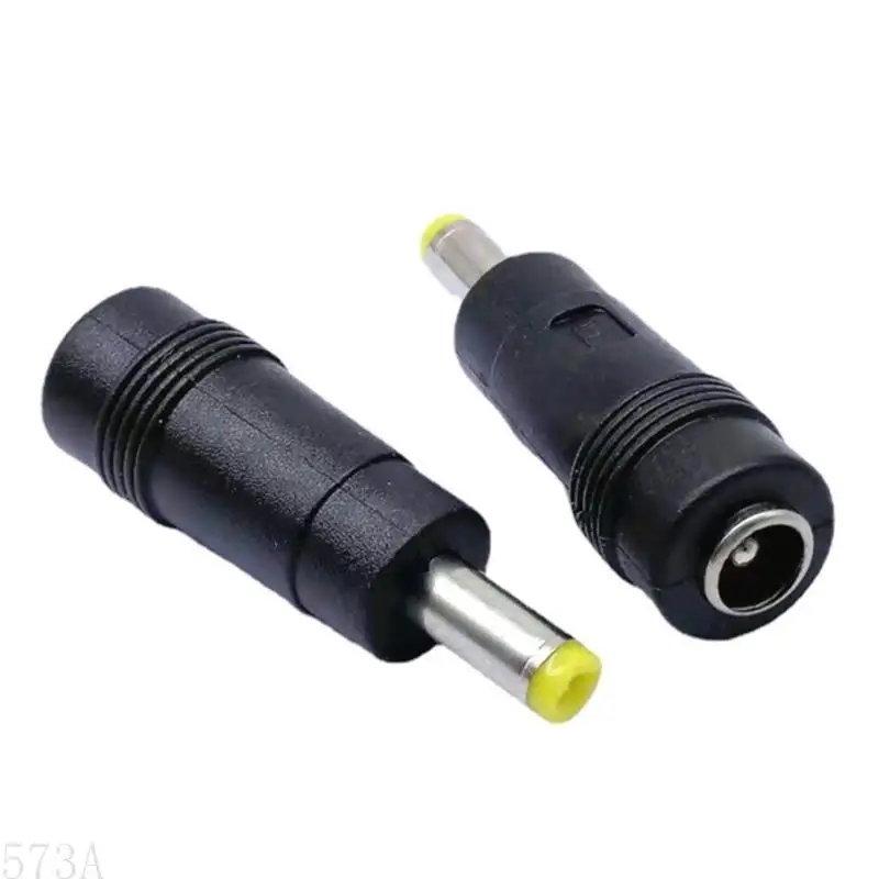 573A DC5.5x2.1mm to DC4.8x1.7mm محول الطاقة الإناث إلى موصل محول الشحن الذكور لأجهزة الكمبيوتر المحمولة مصدر الطاقة