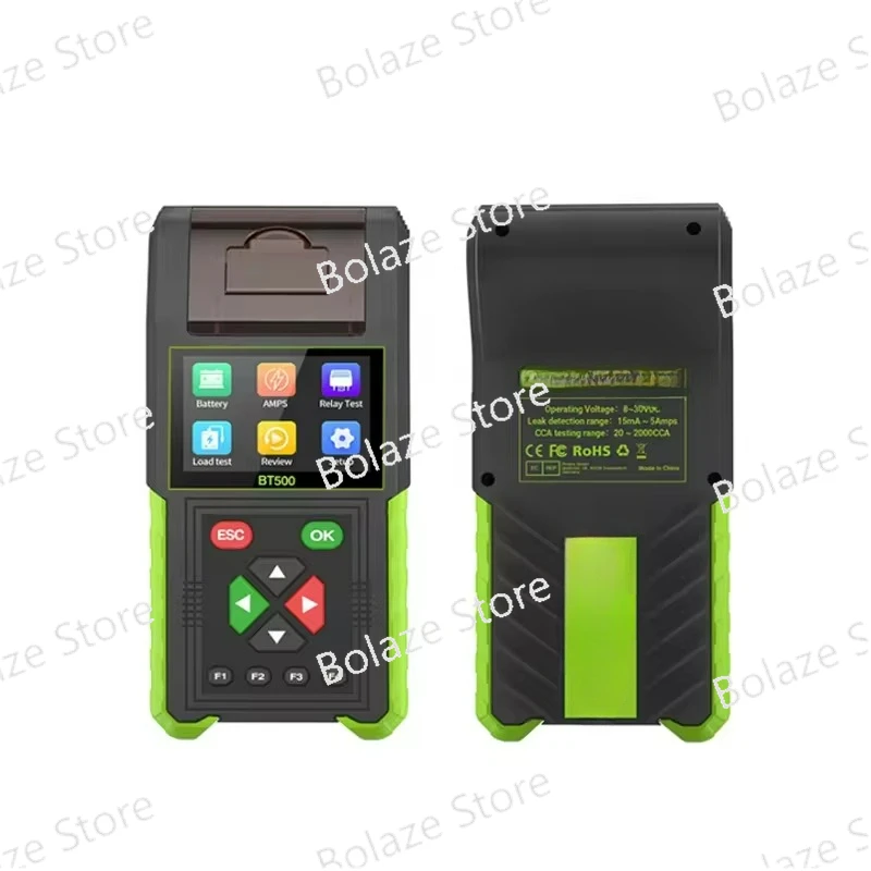 12V/24V Car Battery Tester Digital Automotive Diagnostic Battery Tester Analyzer Vehicle Cranking Charging Scanner Tool 12 1.5KG