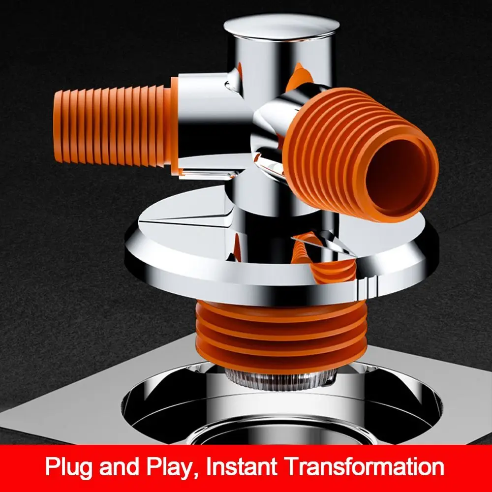 

Durable Sink Drain Pipe Adapter Kitchen Basin Sewer Branch Dishwasher Water Pipe Connector Drainage Water Pipe Joint