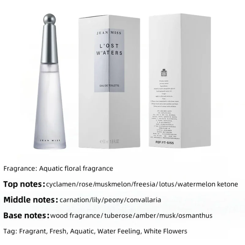 50 ml Reines Wasser Parfüm Frauen Freshing Bory Spray Pheromon Langlebig Floral Lebendiger Leichter Duft Mädchen Parfüme Geschenk