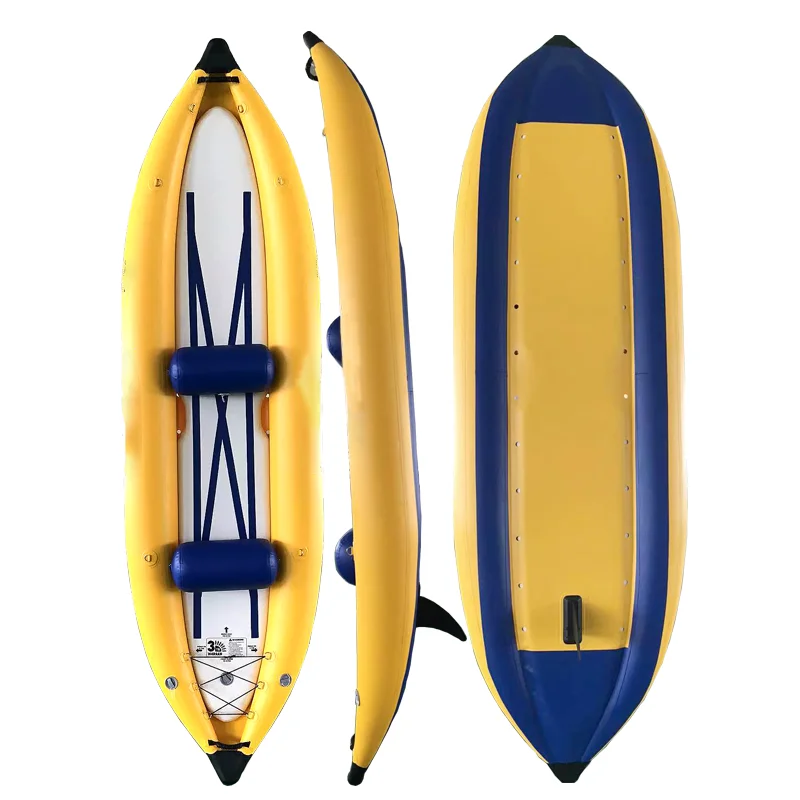 

Wholesale OEM/ODM PVC 2 Person Fishing Inflatable Kayak PVC Double Layer Drop Stitch Tandem Kayak