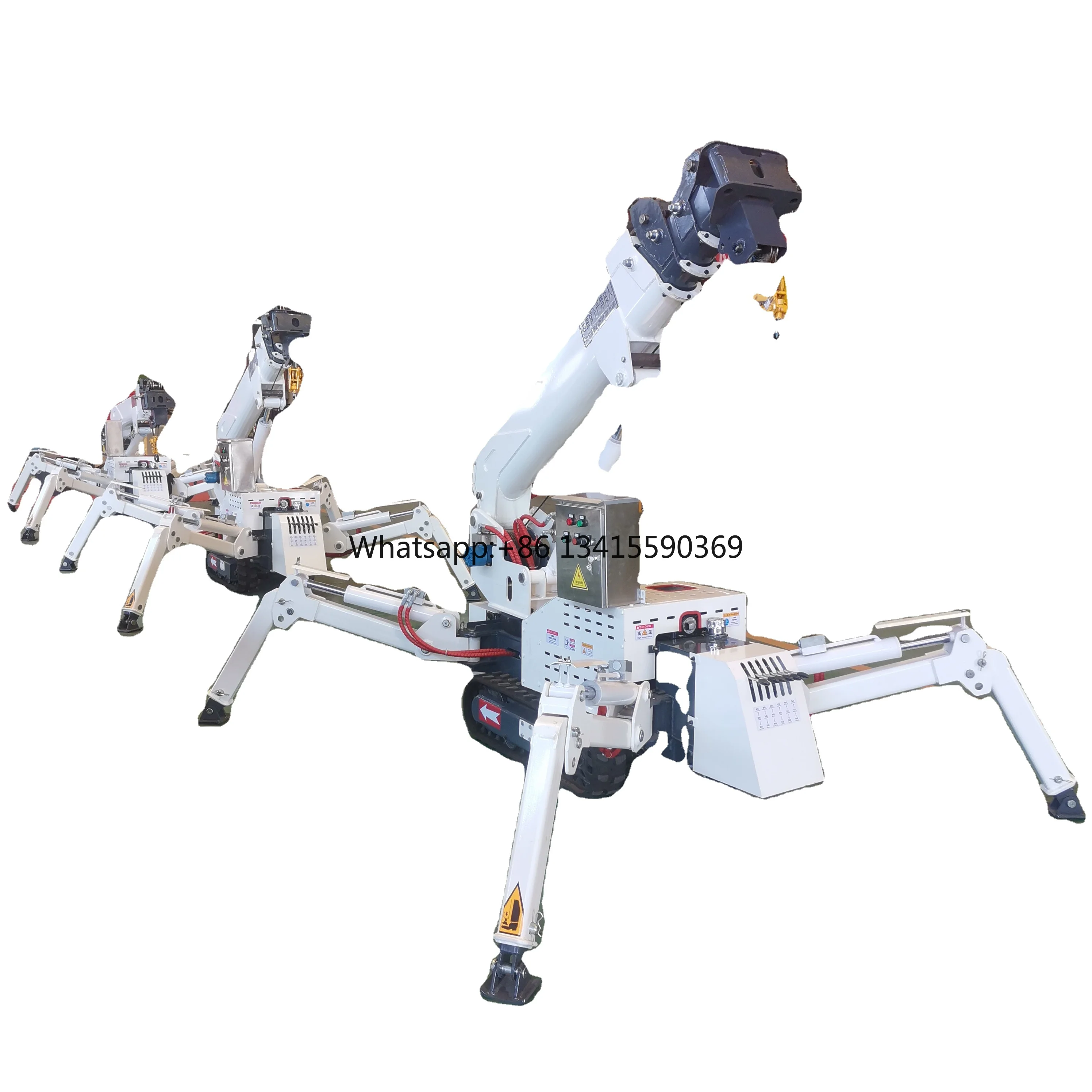 

1T to 12T Hydraulic Mini Crane Portable Telescopic Boom Spider Crane