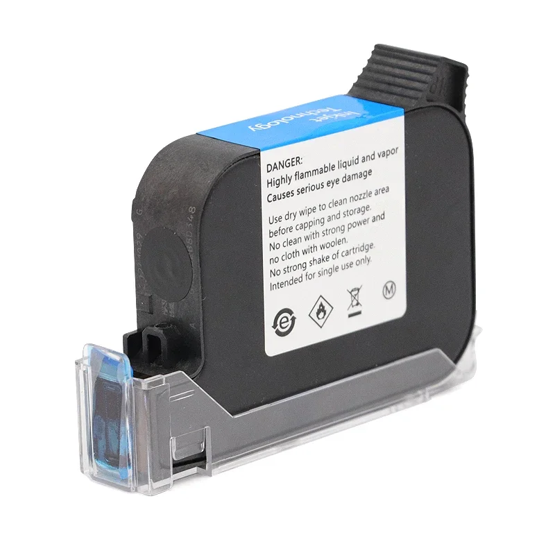 12.7mm 2588 JS12 42ML Black Red Blue Green Printer Ink Cartridge Quick-drying Print Height Universal for Handheld Inkjet Printer