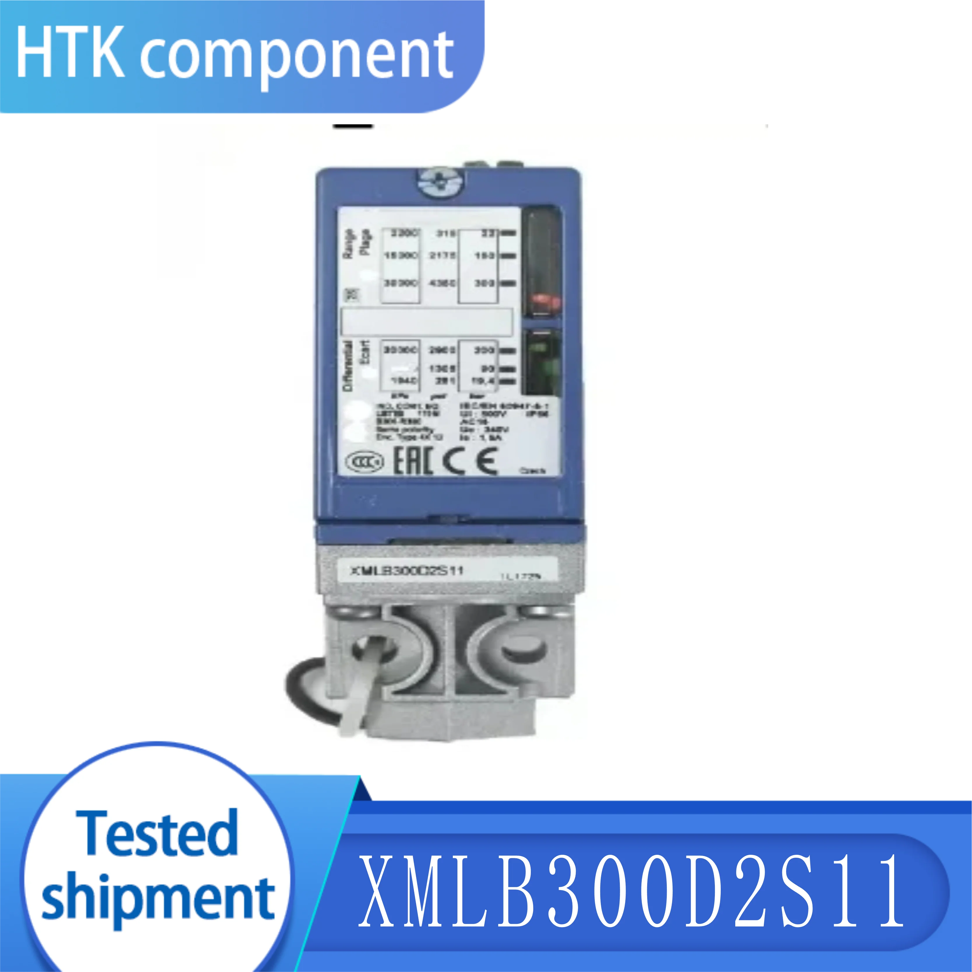 

НОВЫЙ ОРИГИНАЛЬНЫЙ реле давления XMLB300D2S11 XMLB 300 бар - регулируемая шкала, 2 порога - 1 C/O