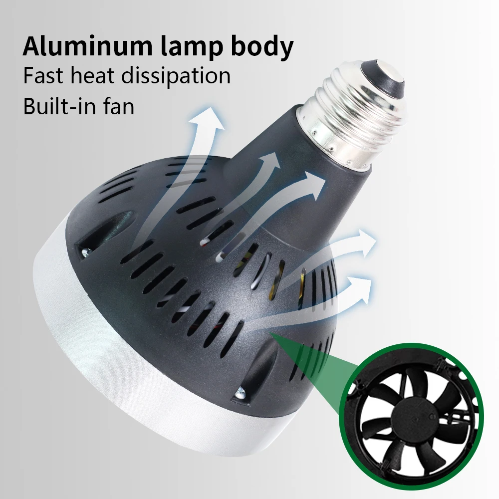 Bombilla LED PAR30 de 35W/45W E27, Súper Brillante, Ahorro de Energía, 220V, Foco, Luz Diurna, Proyector, Iluminación