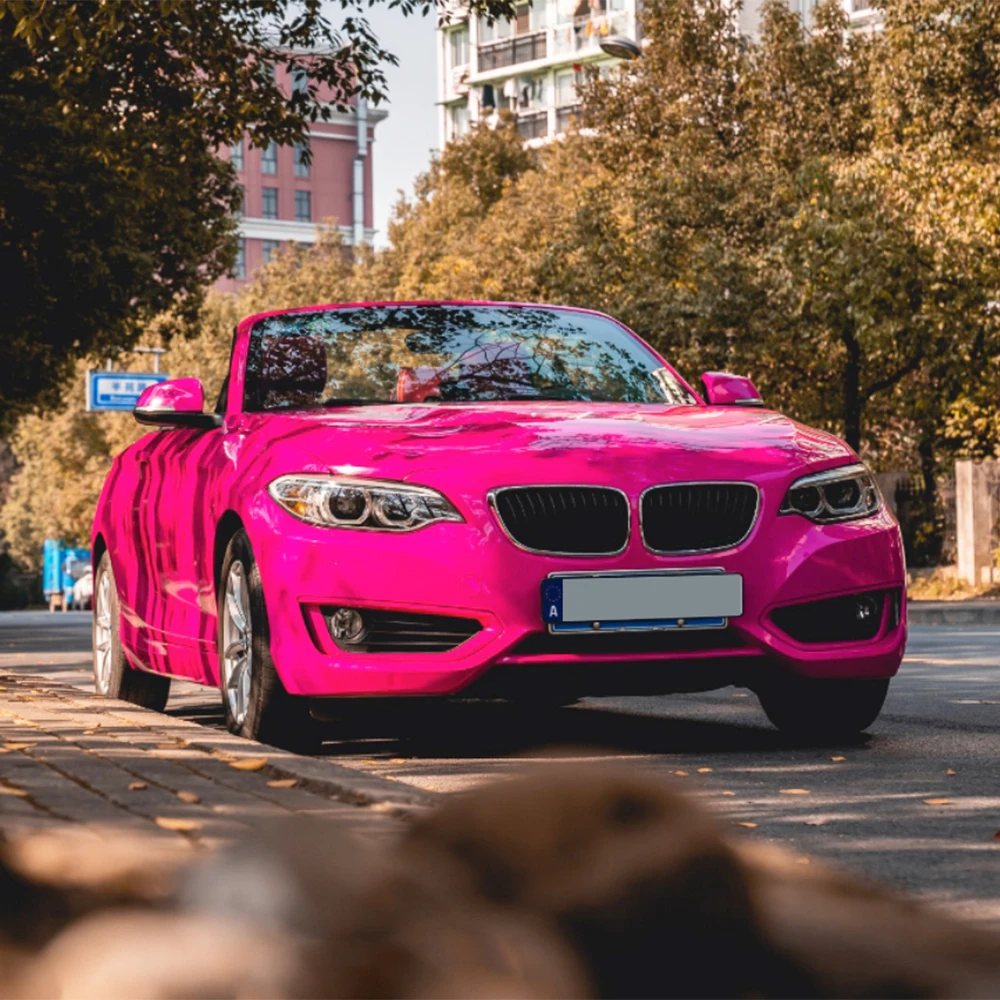 الترا لمعان أرجواني PET سيارة ملصق فقاعة الحرة الفينيل فيلم السيارات DIY ملصق مائي جسم السيارة ملصق ذاتي اللصق اكسسوارات السيارات