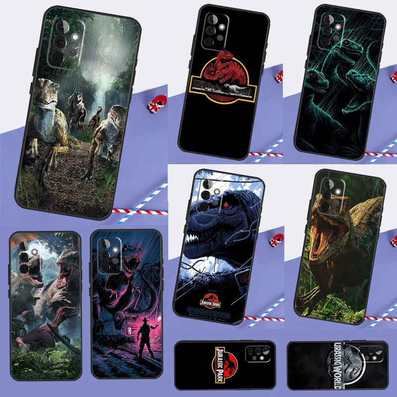 Jurassic Park Dinosaur Case For Samsung Galaxy A34 A54 A14 A13 A23 A33 A53 A12 A22 A32 A52 A51 A71 Phone Cover