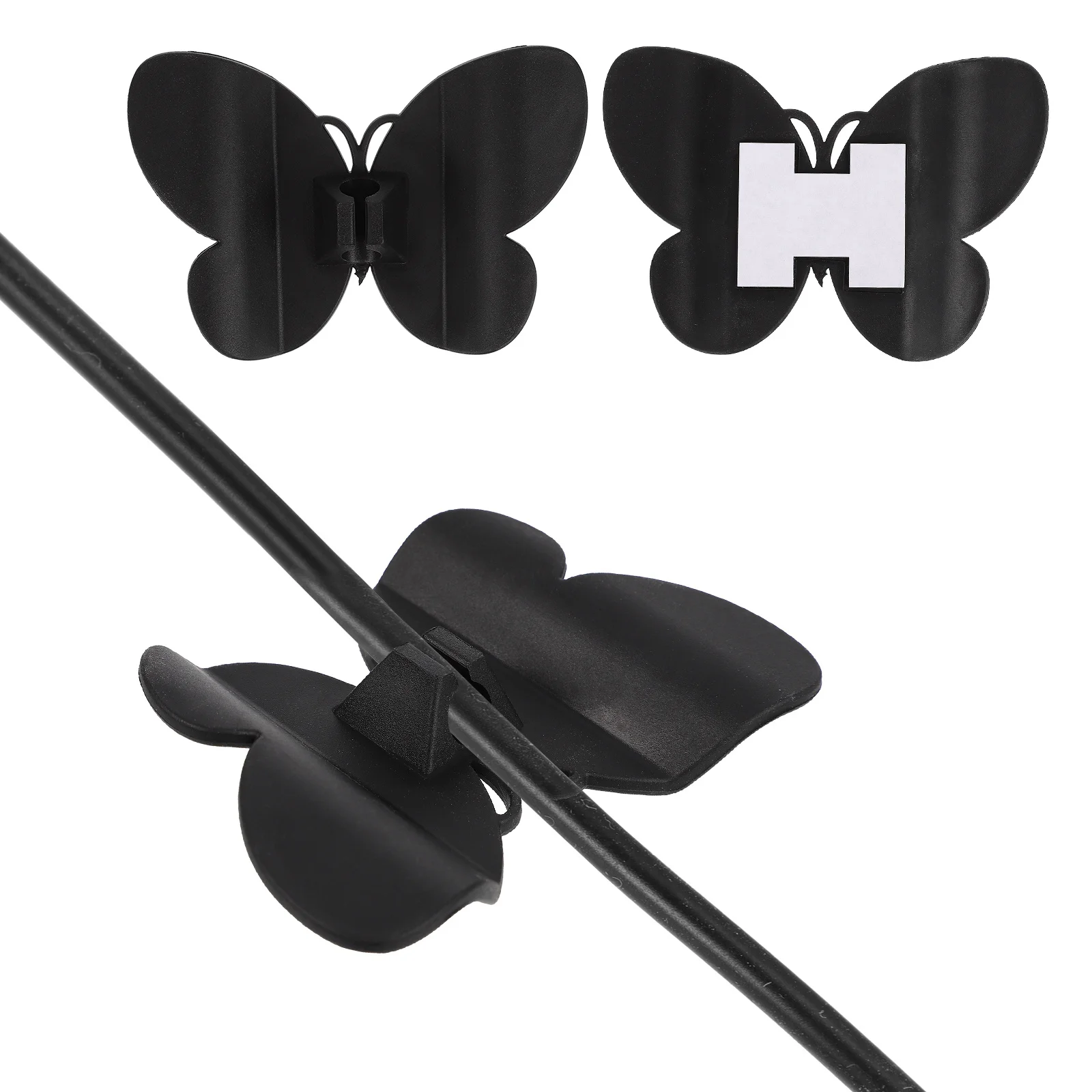 4 قطع من منظم لف الحبل الجميل البسيط لأجهزة المطبخ، حامل كابل بلاستيكي مقاوم للتآكل لصانع القهوة وعصارة الهواء #3