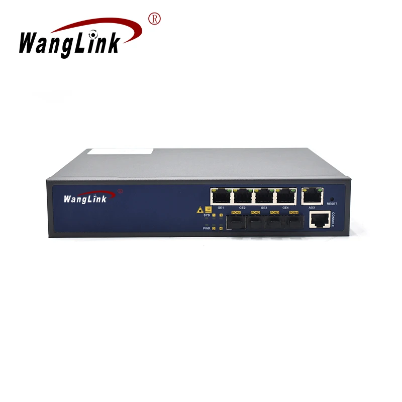 

Mini EPON 4 Port PON Layer 2 4 Ports EPON OLT WEB/CLI/EMS Management Compatible with Huawei ZTE ONU ONT