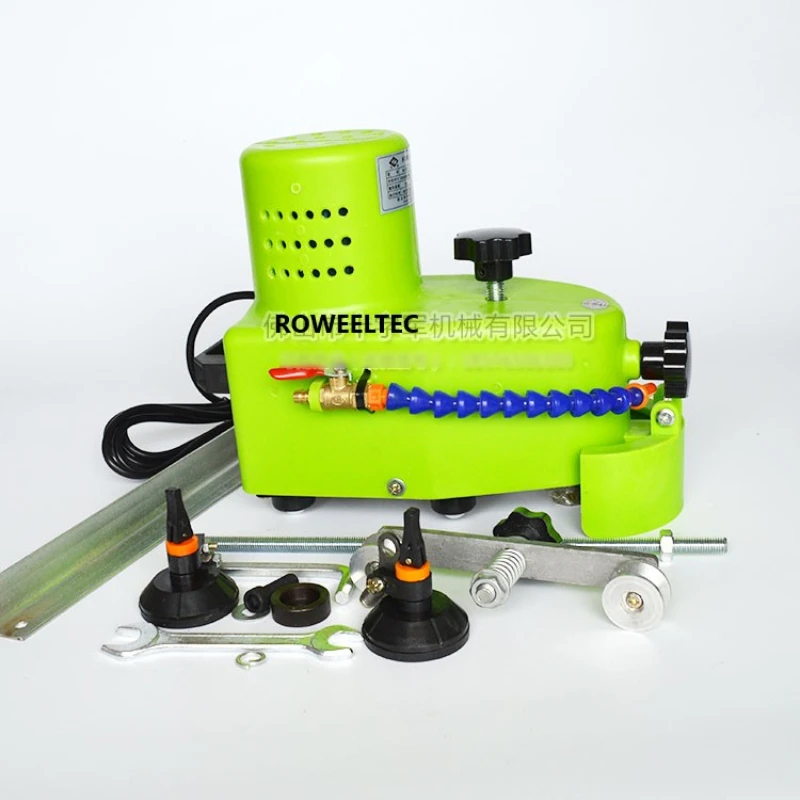 Small portable glass grinding machine can grinding glass straight edge, round edge,hypotenuse tile edging machine 110V/220V