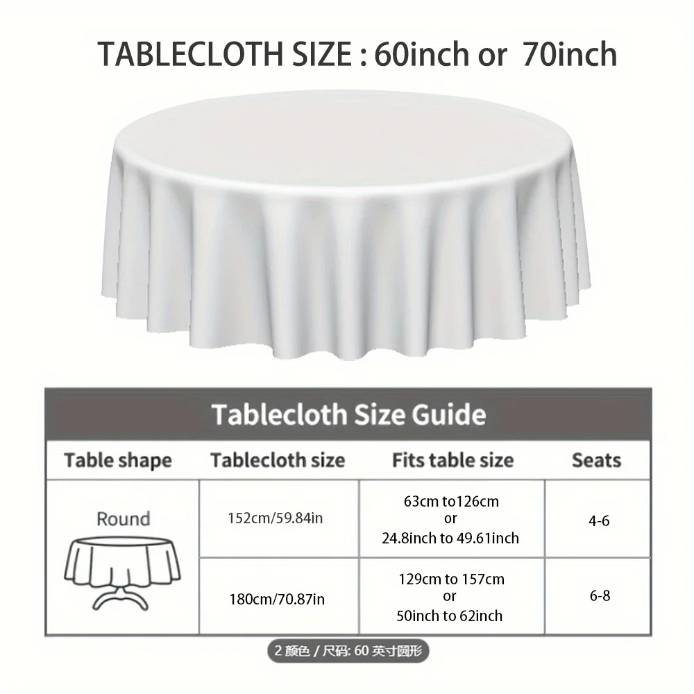 1 light blue snowflake round tablecloth, blue spherical pattern colorful patio table cover, Christmas style tapestry
