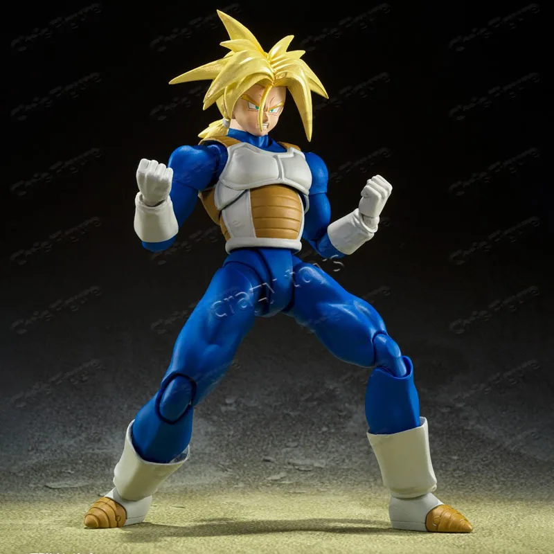 

In Stock BANDAI Original Box S.H.Figuarts Dragon Ball Super Saiyan Trunks SHF Action Figure Model Toy Children's Gift