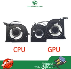 Laptop CPU GPU wentylator BS5005HS-U4Q BS5005HS-U3J DC5V 4Pin dla MSI GS66 Stealth MS-16V4 16V4