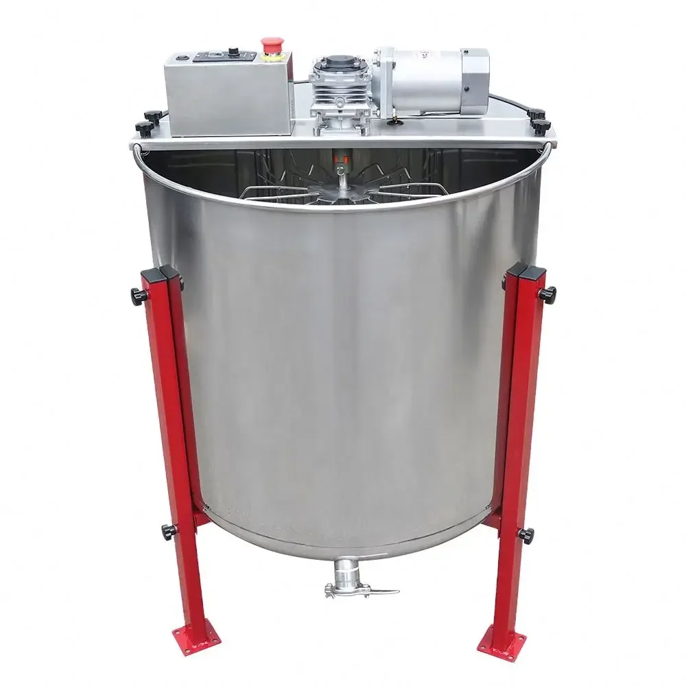 2 4 6 12 24 Frames Electric Stainless Steel Honey Extractor Extractor With Self Reversal Use For Honey Processing And Stirring