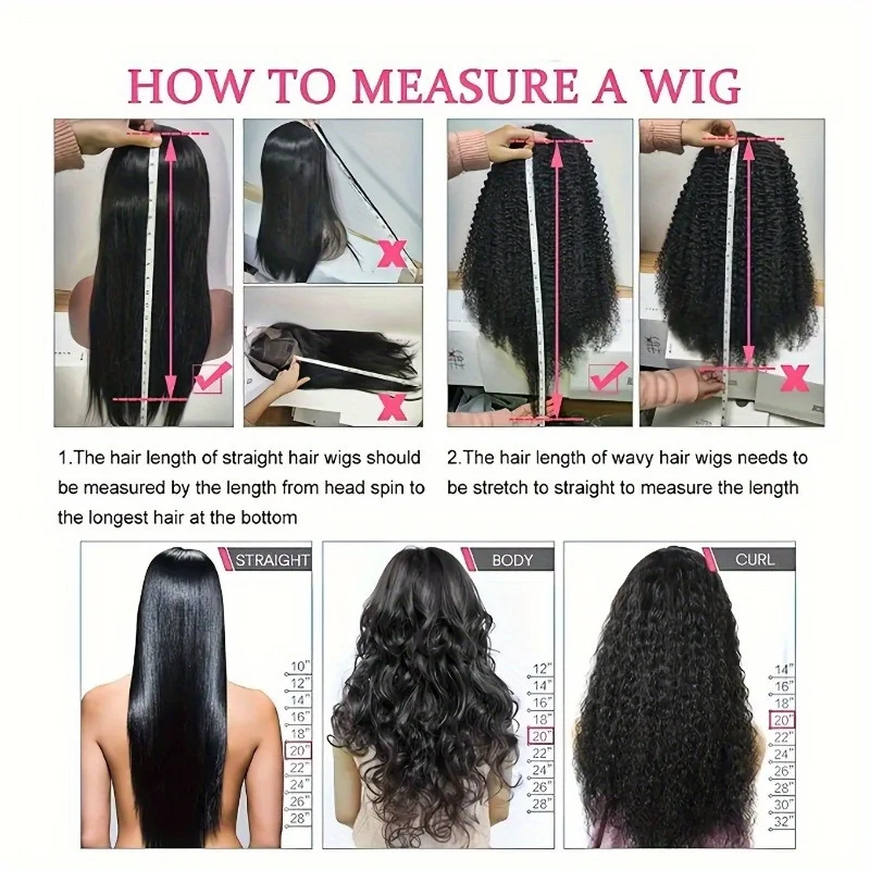 Tief gewellte Echthaar-Perücke, halb gelockt, mit Stirnband, Jerry-Locken, maschinell gewellte Haare, sofort tragbare Perücken für Frauen, Ausverkauf. – Detail 8