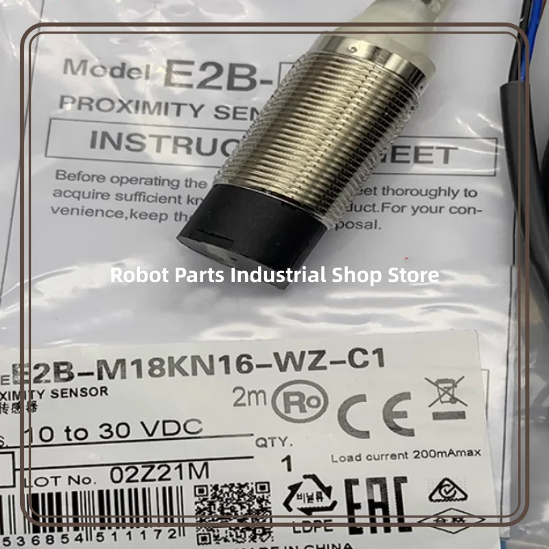 

2pcs New approach switchE2B-M18KN16-WP-C1-MNK