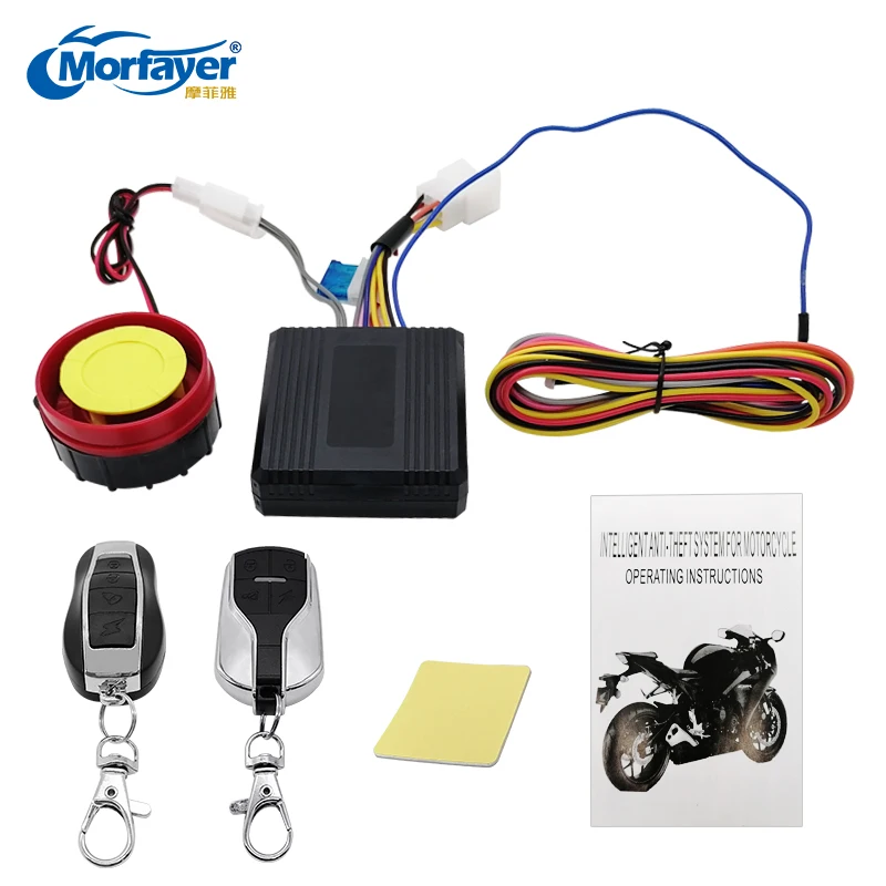 Engine Start Immobiliser Remote Control Motorcycle Bike One Way Security Alarm System