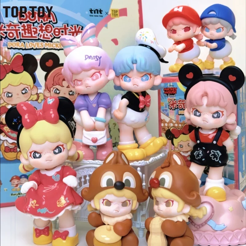 New Toptoy Dora Co Branded Mickey Fantasy Time Blind Box Trendy Art Toy Collectible Figurine Ornament Gift For Enthusiasts view 2