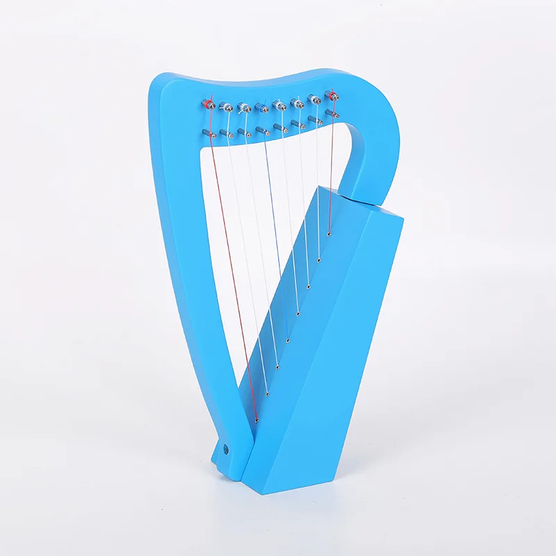 

8 Strings Harp Children Beginner Solid Wood Harp Sound Healing Adult Traditional Harps Professional Stringed Musical Instruments