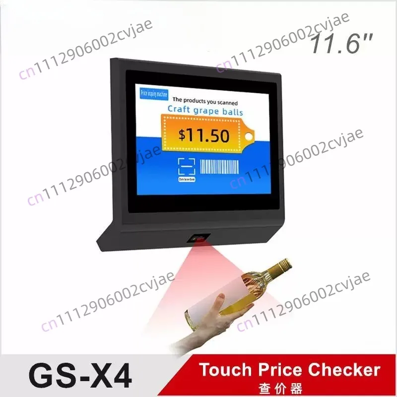 Newest 11.6 Inch Android System/window POS Price Checker With One D Barcode Scanner/NFC for Retail Store Price Checking