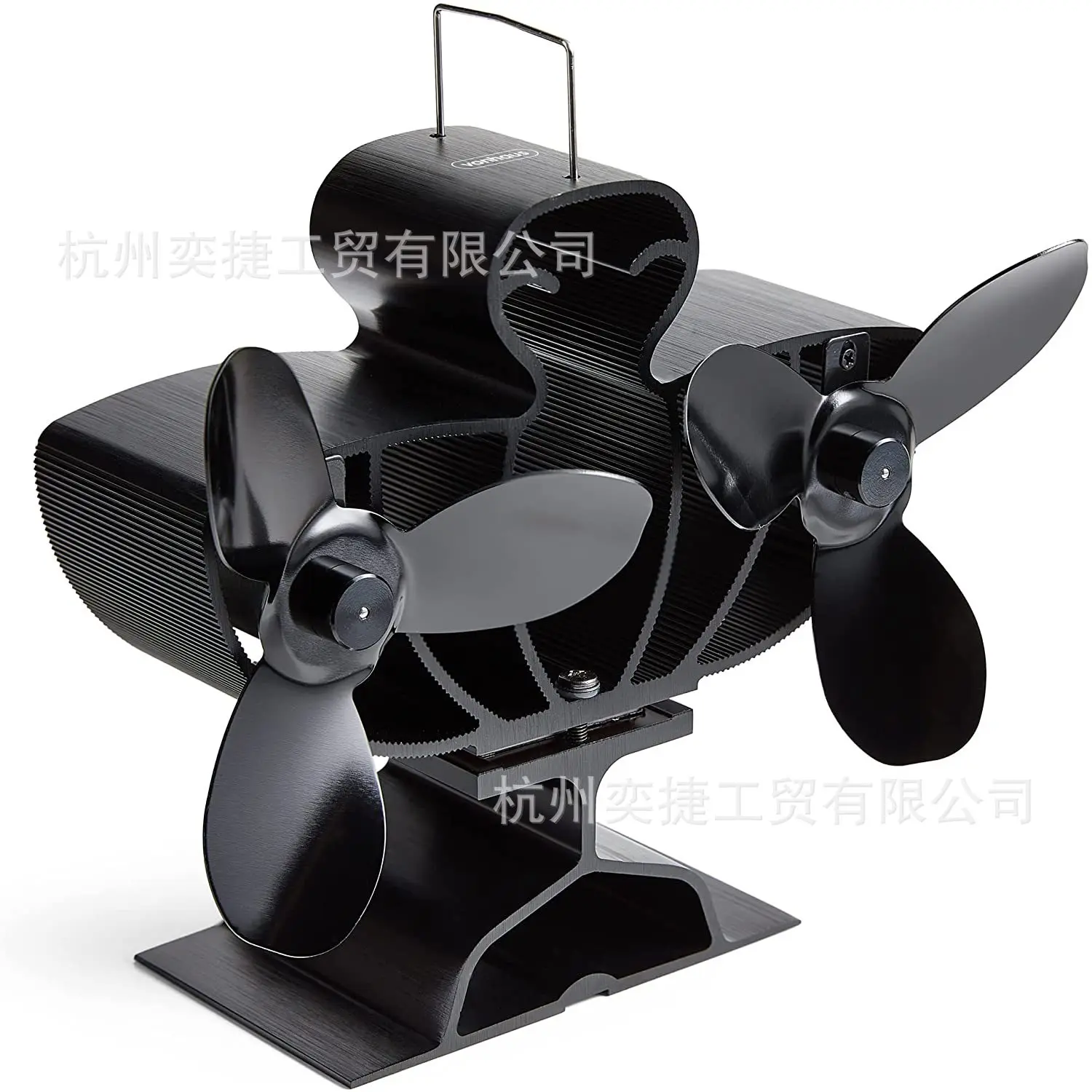 

FG9016-6 12.4cm/4.88in Thermal Fan No Power Supply or Battery Self-generated Real Fire Fireplace Fan