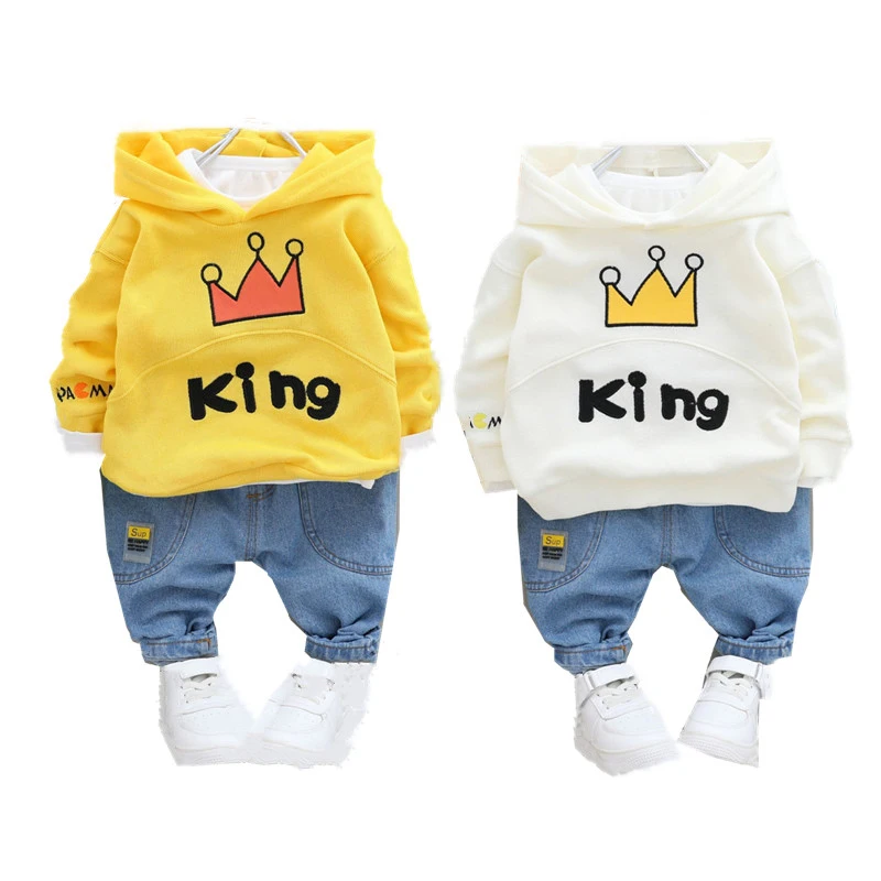 Baby Boys Clothes Sets Autumn Spring Infant Tracksuits Toddler Cotton denim set Outfits for Newborn Boys Clothes Suits