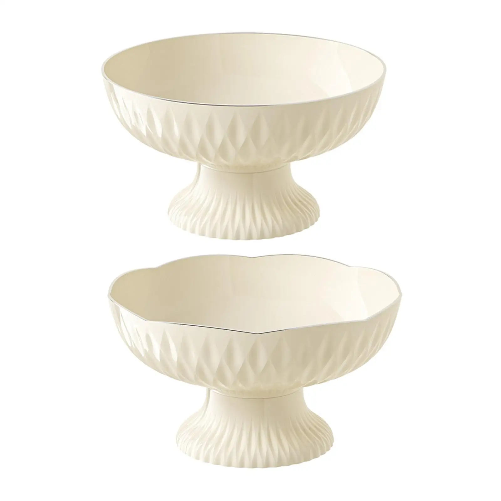 Fruit Plate Decorative Bowl, Snacks Fruit Basket Bowl Fruit Bowl Drain for Snacks Living Room Countertop Farmhouse Decor