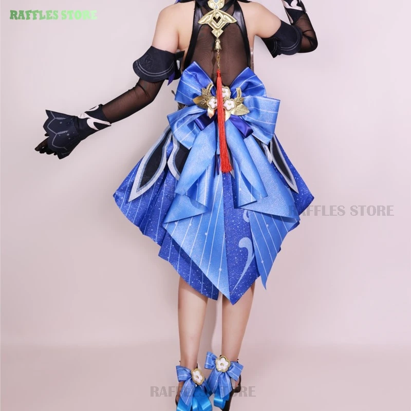 2024 Ganyu Cosplay Genshin Impact Cosplay Kostuum Pruik Jurk Schemering Bloesem Huid Halloween Anime Cosplay Party Fancy Vrouwen Pak