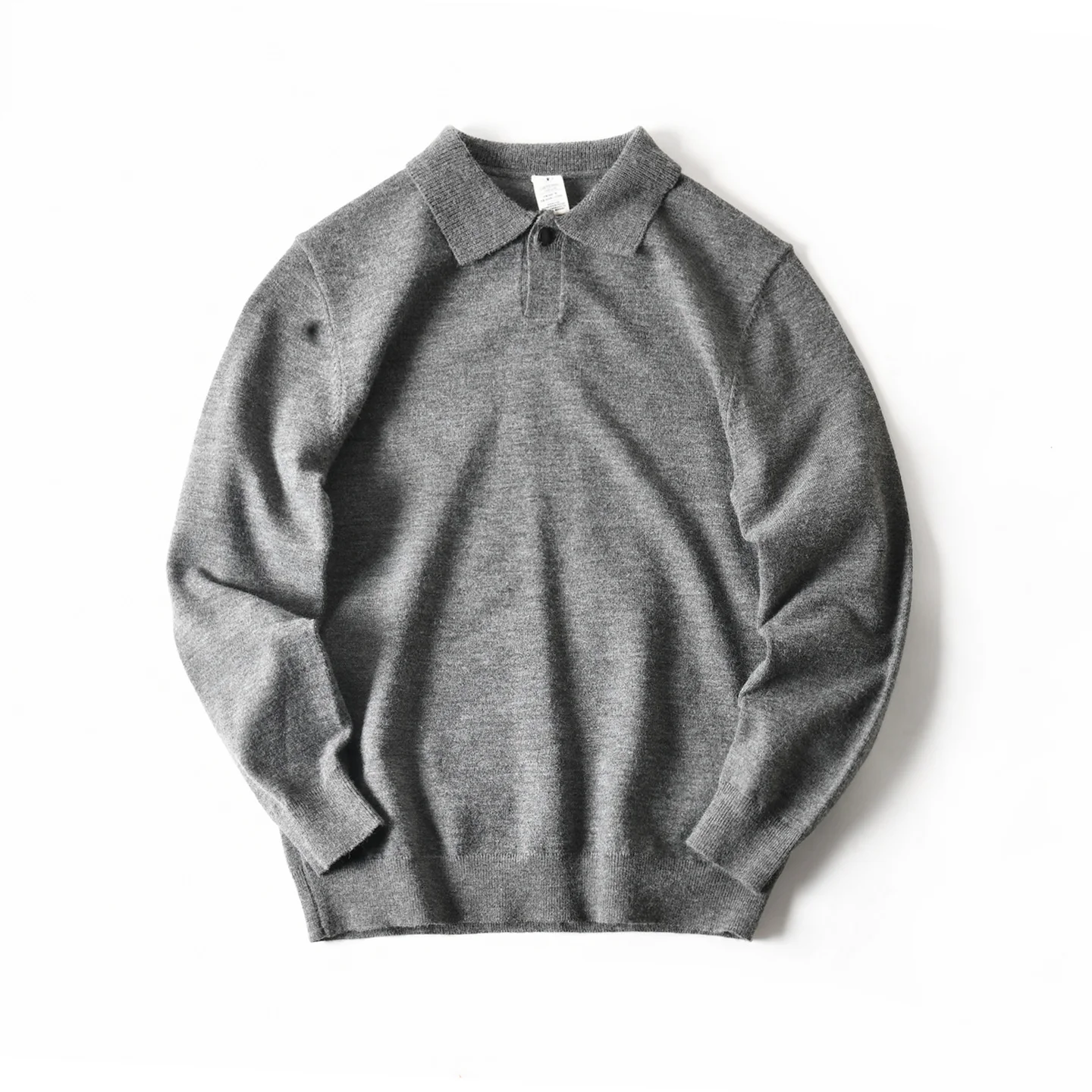 

American-style Soft Skin-friendly Warm Breathable Loose-fit Casual Turn-collar Knitted Sweater for Men Autumn Winter Pullover