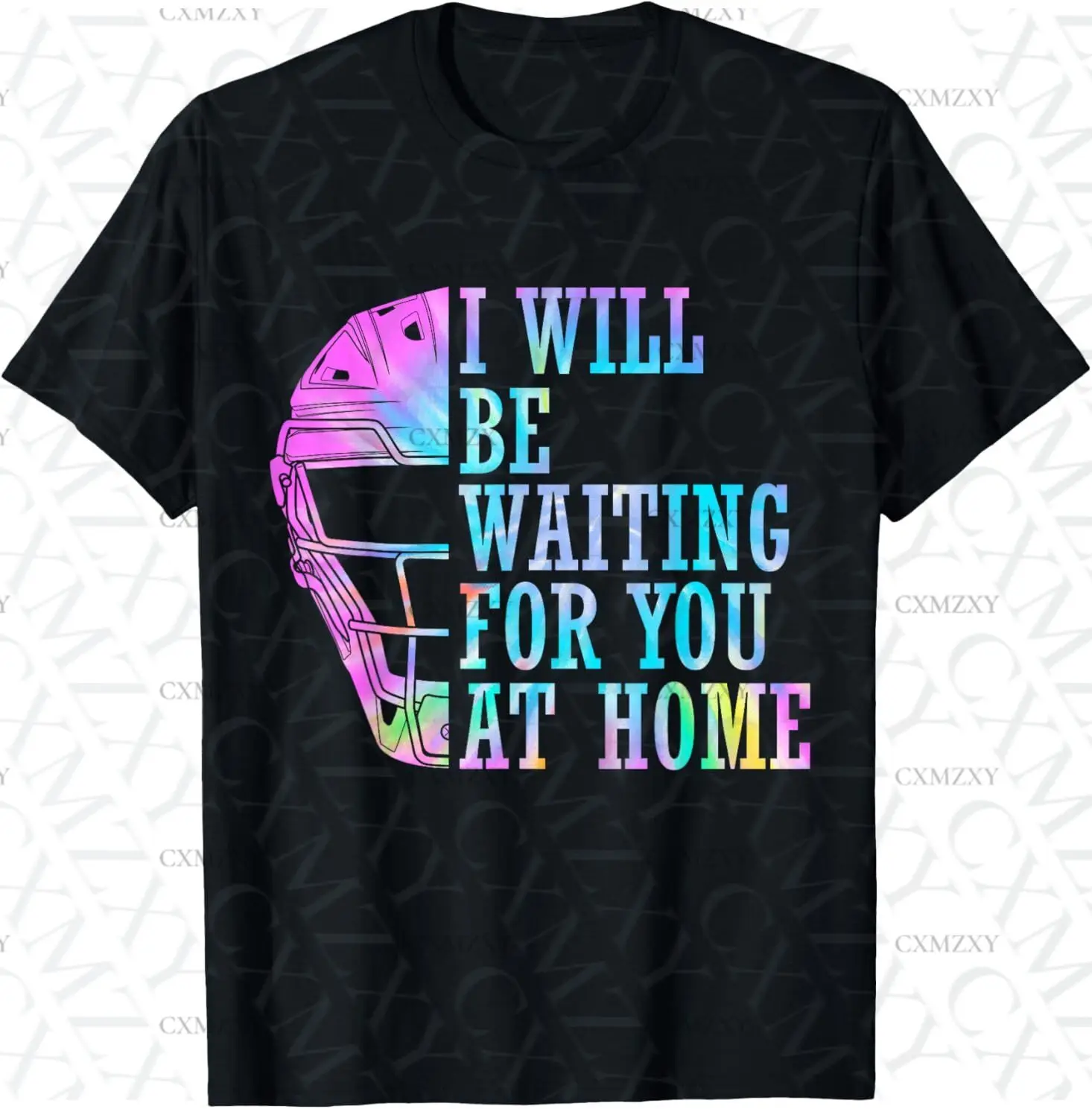 

I Will Be Waiting For You At Home Softball Catcher 100% Cotton T Shirt