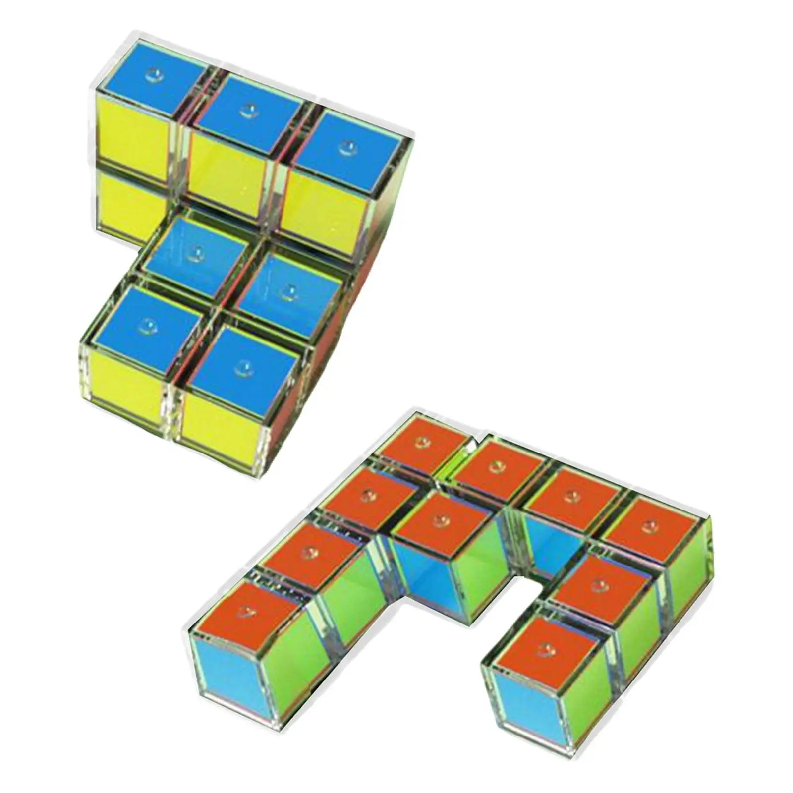20 pezzi forme geometriche blocchi giocattoli sensoriali giocattoli matematici solidi geometrici 3D per materiale scolastico domestico bambini in età prescolare elementare