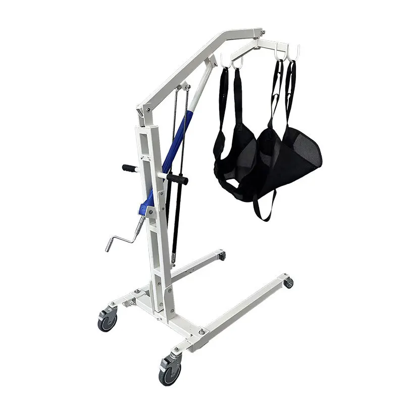 Anti-tilt Multifunctional Patient Transfer Hoist, Assist Standing Lifter for Rehabilitation, for Disabled and Bedridden Users