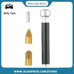 1Set*Car Body Dent Tap Down Pen Paintless Knock Down Pen Head Tips Ding Hammer Hail Removal Kits Paintless Dent Repair Tool