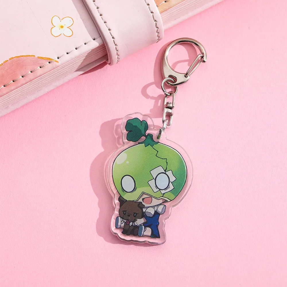 Dr.STONE Anime Acrílico Chaveiro Acessórios, Cartoon Bag Pendant, Cute Bag Charm Keyring, Amigos e Fãs Presente