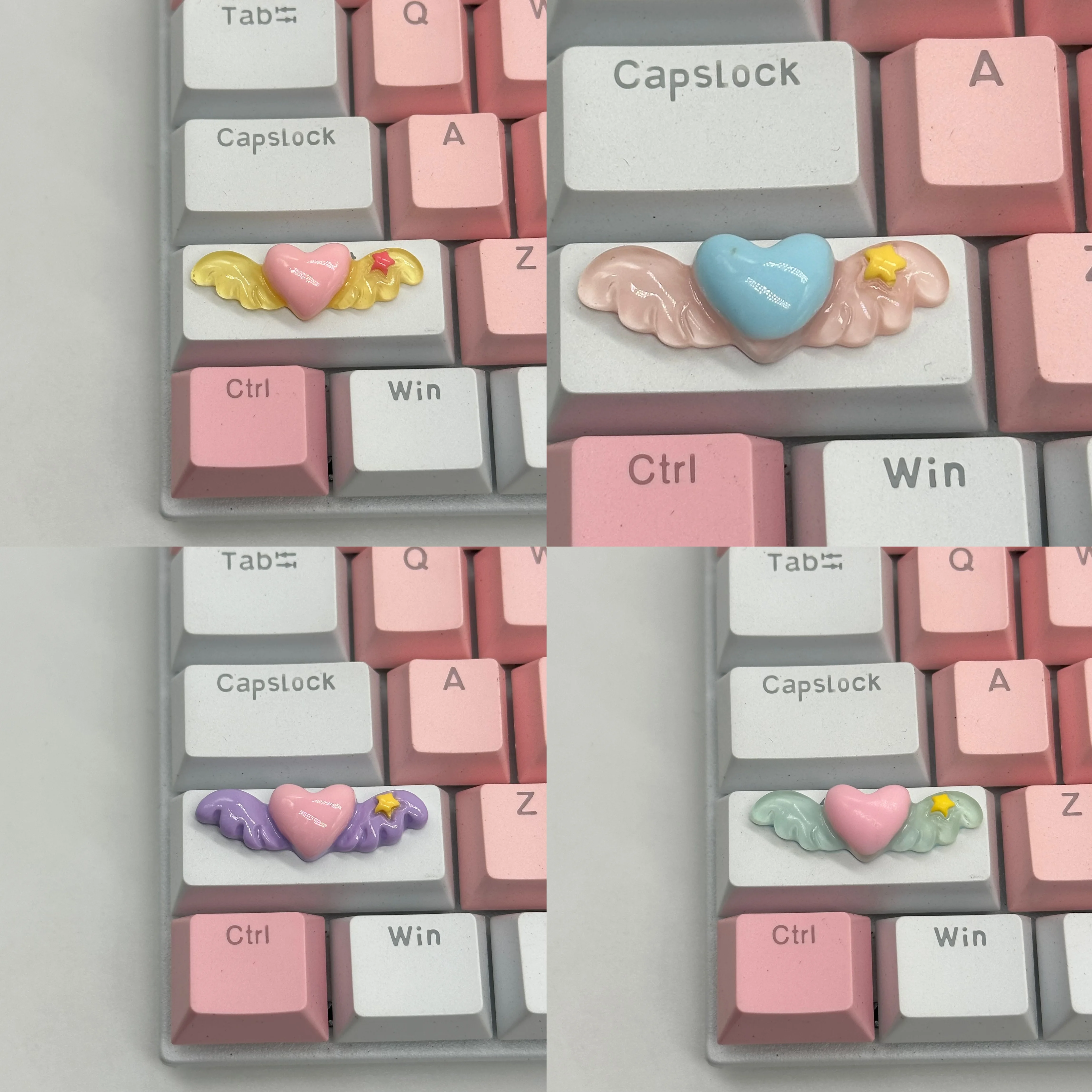 

Персонализированная клавиатура Shift/Enter Love Wings 2,25u, механическая клавиатура с перекрестной осью, милая дополнительная OEM колпачок для клавиш