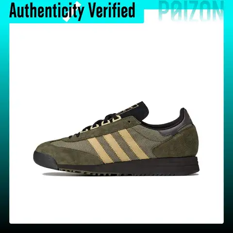 C.P.Company x Adidas Originals Slip Resistant Abrasion Resistant Low top Casual Shoes Unisex Dark Green IH3306