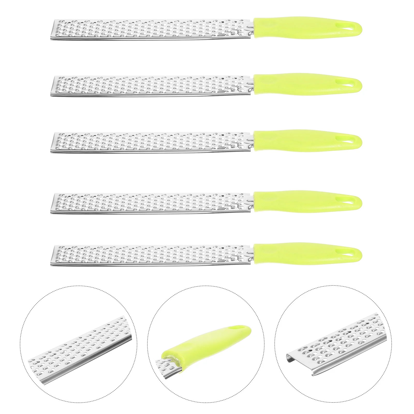 

5pcs Kitchen Grater Stainless Steel Vegetable Slicer Cheese Grinder Multi-Use Food Chopper For Prep Kitchen Tools