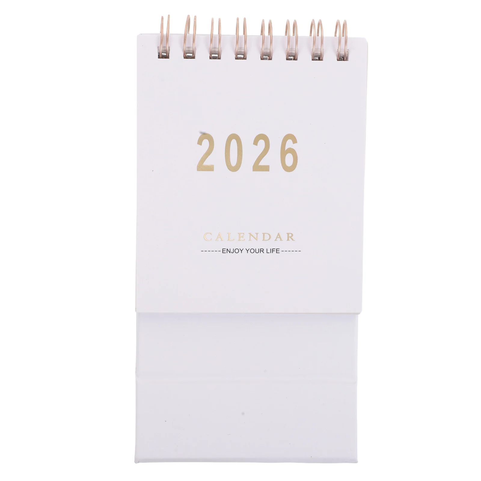 Small Desk Calendar 2026 Minimalist Flip Table Calendar for Office Home Bedroom Desktop Use Yearly Planning Time Management Tool