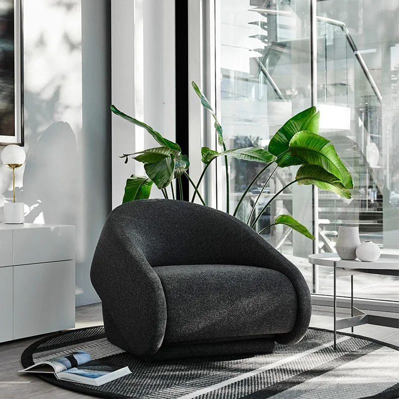 

Modern simple recliner living room fabric multi-functional folding special-shaped sofa bed household simple multi-functional