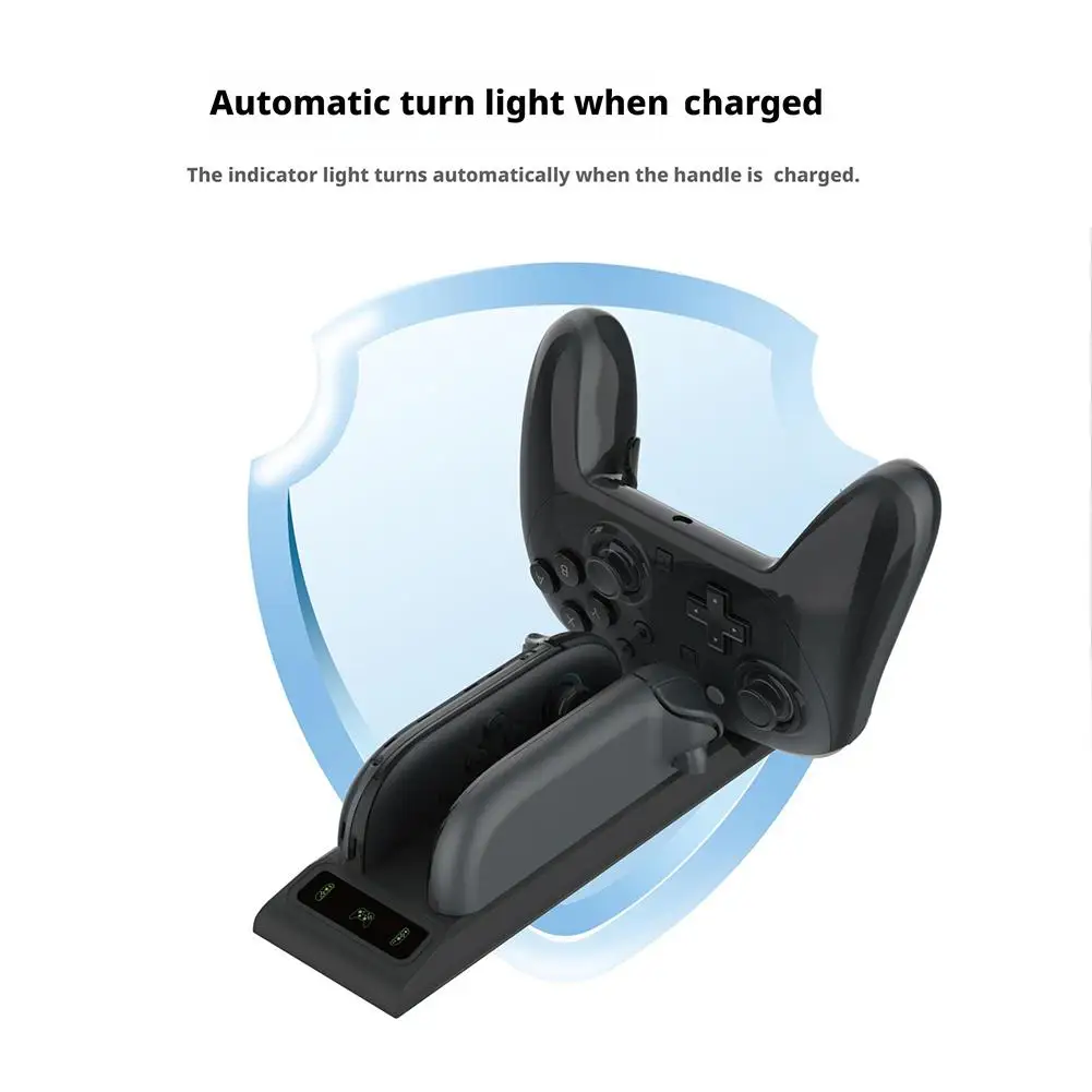 3 في 1 جهاز شحن للتبديل 2 ل Joycon للتبديل 2 برو وحدات تحكم مؤشر Led قاعدة محطة شحن للوحة الألعاب B3x0