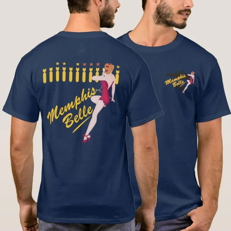 B-17 Flying Fortress Memphis Belle T-Shirt 100% Cotton O-Neck Summer Short Sleeve Casual Mens T-shirt Size S-3XL image 3